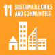 Sustainable Development icon: sustainable cities and communities