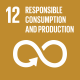 Sustainable Development icon: responsible consumption and production