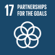 Sustainable Development icon: partnership for the goals Sustainable Development icon: partnership for the goals