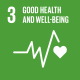 Sustainable Development icon: good health and wellbeing Sustainable Development icon: good health and wellbeing