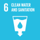 Sustainable Development icon: clean water and sanitation Sustainable Development icon: clean water and sanitation