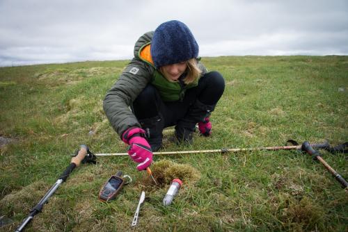 Citizen science sampling of alpine soils 