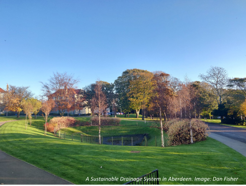 Sustainable Drainage System in Aberdeen