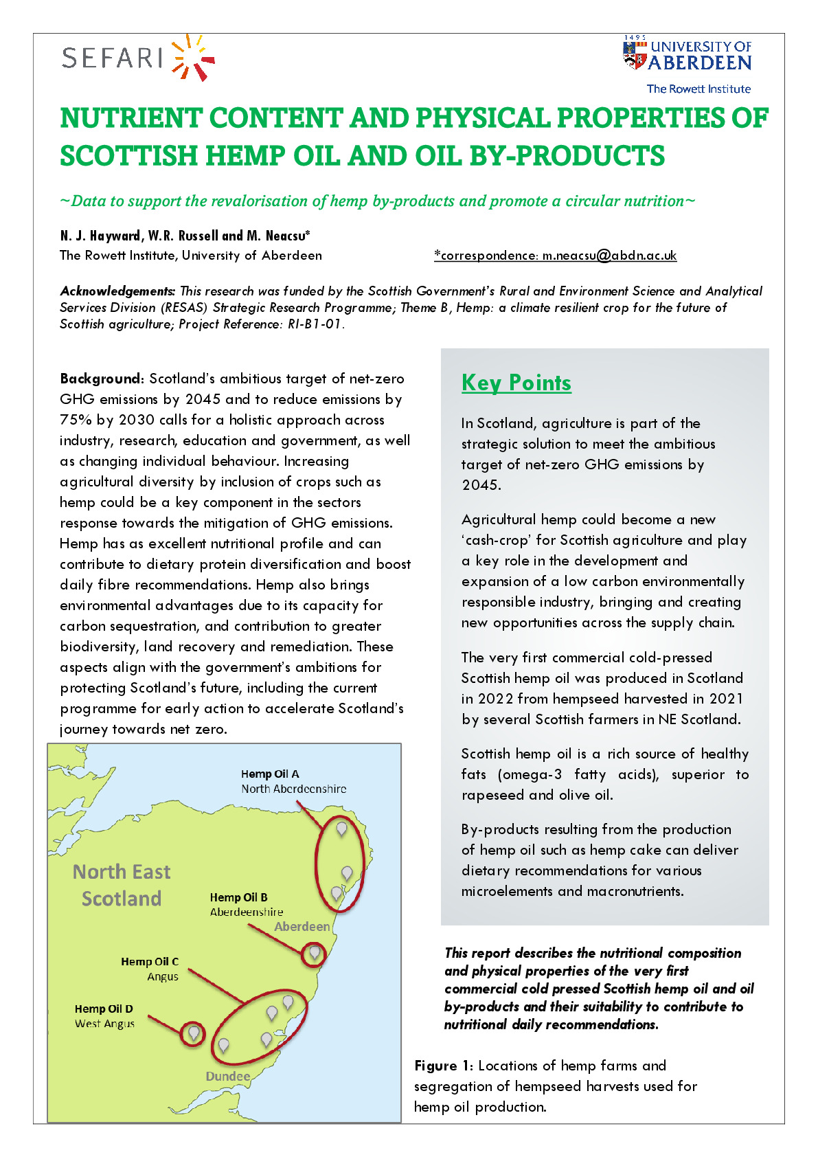 Executive summary Scottish hemp oil report_Rowett Institute_with logos.pdf
