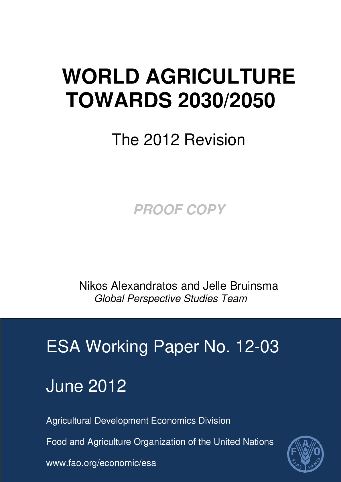 FAO (2012) World Agriculture Towards 2030 and 2050.pdf