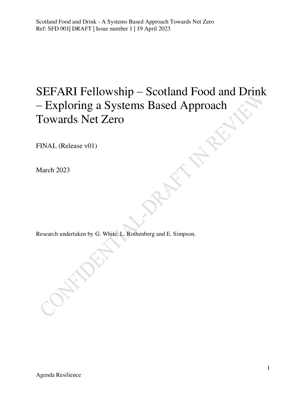SEFARI Fellowship  Scotland Food and Drink  - A Systems Based Approach Towards Net Zero_DRAFT.pdf
