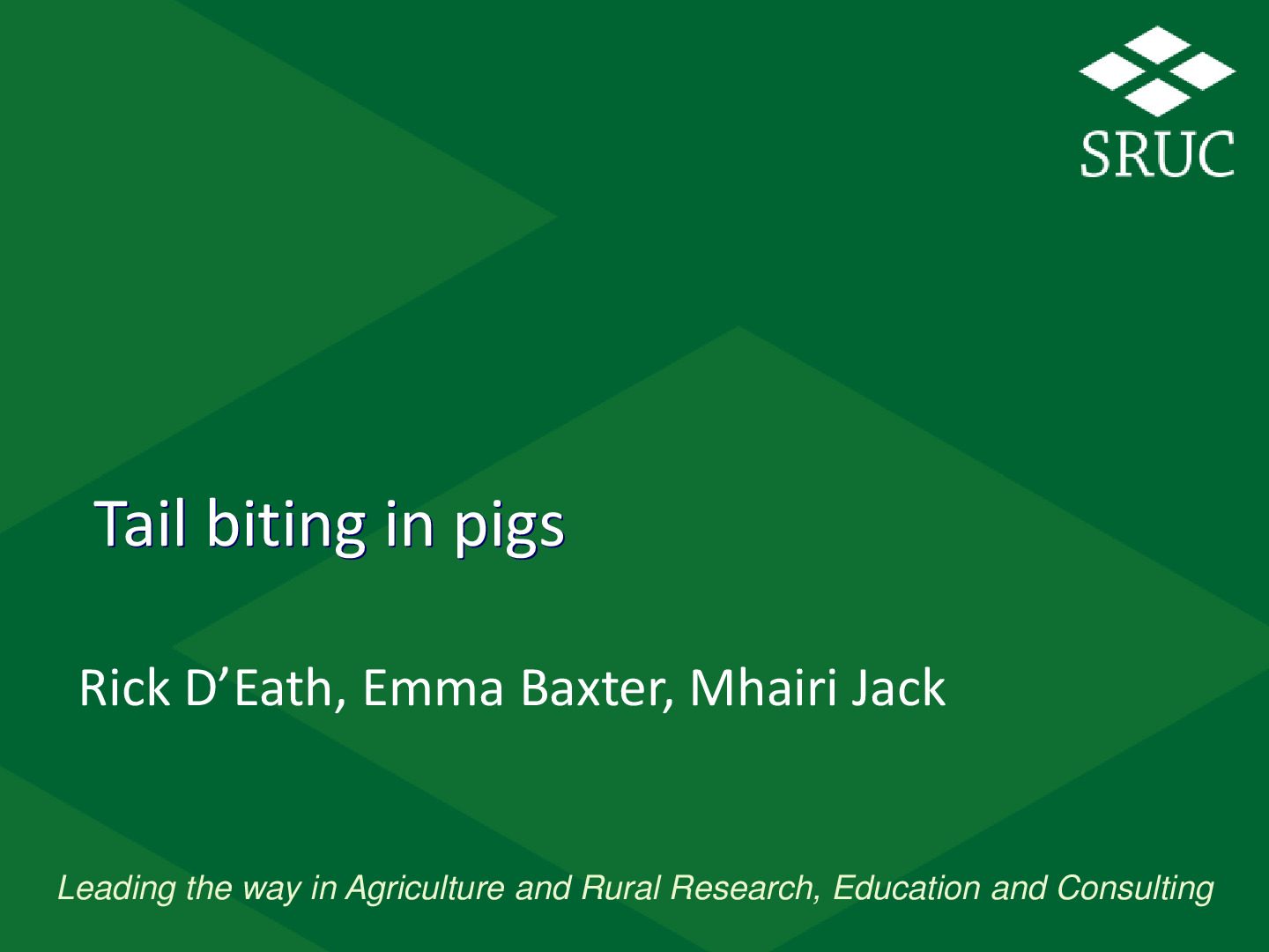 Tail Biting in Pigs - Rick D'Eath.pdf