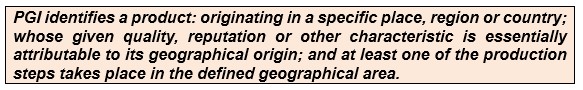 PGI description