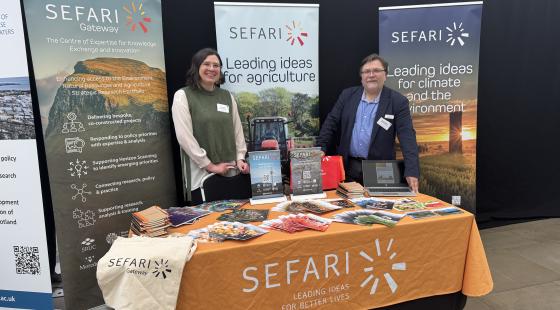 Charles and I at the SEFARI stand