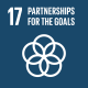 Sustainable Development icon: partnership for the goals Sustainable Development icon: partnership for the goals