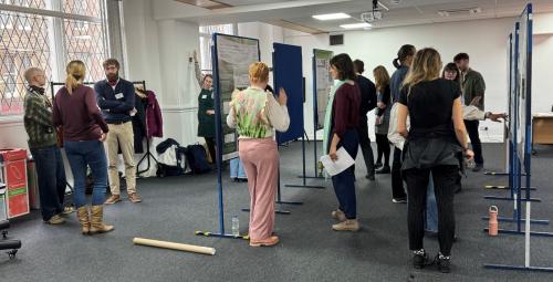 Poster presentation. Photo credit: Amy Cooper 